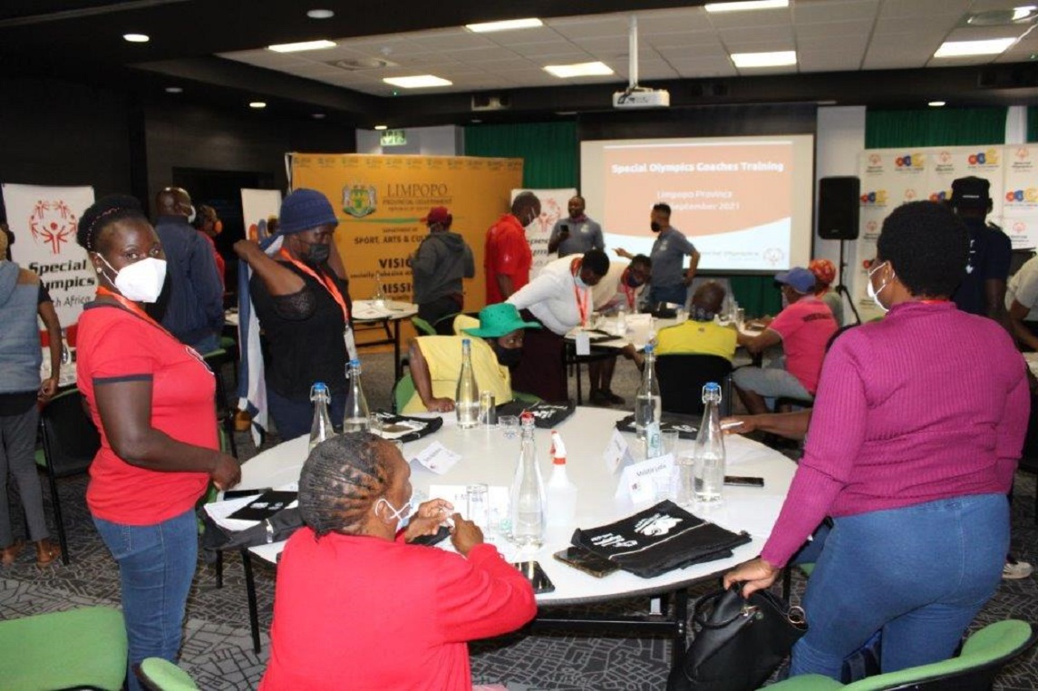 Limpopo Provincial Coaches Training and Capacity Building Programme for People living with Disability underway at Park Inn Hotel in Polokwane.
